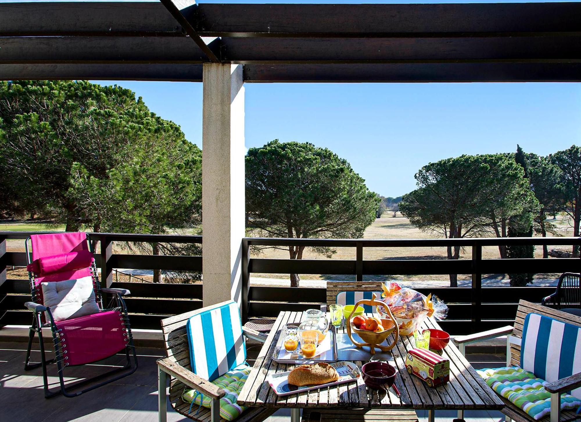 Vert Paradis - Vue Apaisante Sur Golf, Pins Parasols, 2E Etage - 80 M2 Dont Terrasse Avec Pergola, 2 Chambres, 3Et Iles, 3 Clim, Wifi - Piscine, Parking Et Park A Velos, Ascenseur - En Option Linge, Menage - Pistes Cyclables, Mer A Proximite 생시프리앙 외부 사진